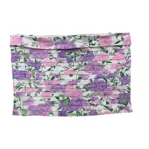 Wayf Floral Tank Top with Purple and Pink Accents